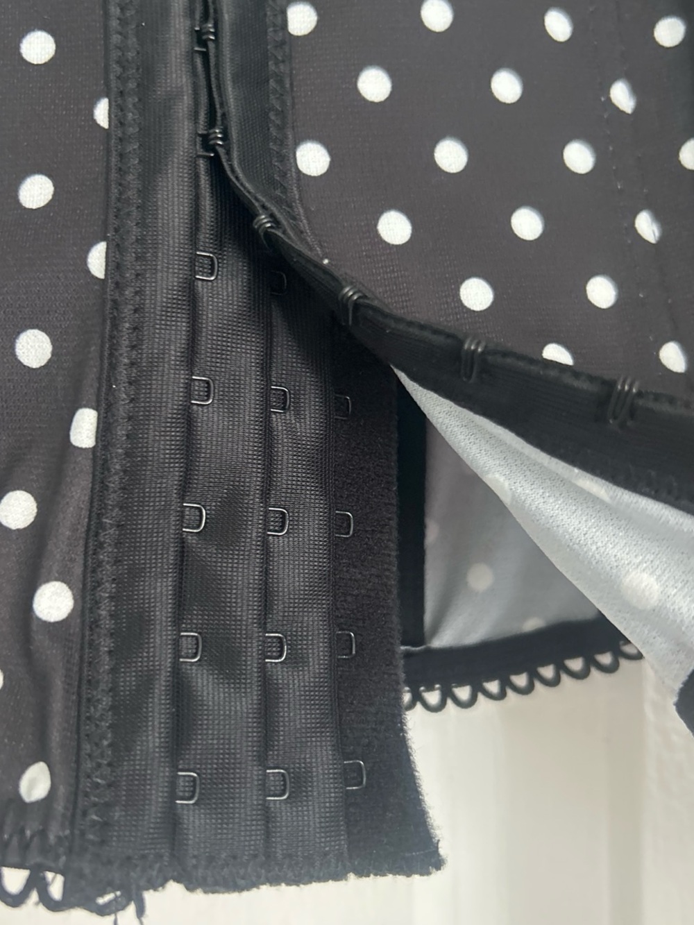 Shein Black Polka Dot Top - Picture 4 of 5